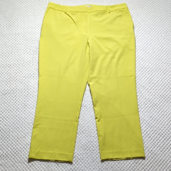 Calvin Klein Yellow Suit Dress Pants - Picture 1 of 9